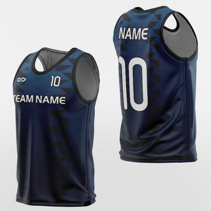 Cikers Sports Training Bibs Blue / L Retro Blue Geometric - Custom Training Bibs Sublimation Design