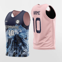 Cikers Sports Training Bibs Blue&Pink / L Iceberg - Custom Reversible Training Bibs Sublimated