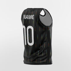 Cikers Sports Training Bibs Color Stripe - Sport Training Bibs Custom Black Design Online