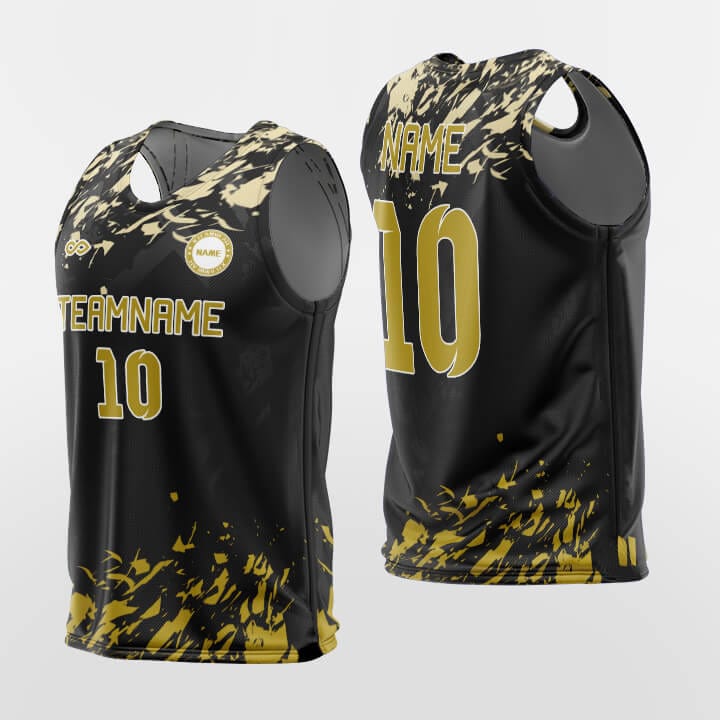 Cikers Sports Training Bibs Gray-Black-Yellow / L Pop Camouflage - Custom Training Bibs Sublimation Design