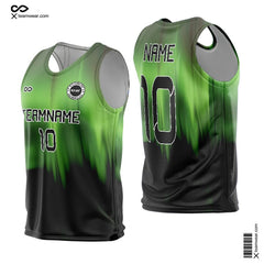 Cikers Sports Training Bibs Green and Black / L Pop Aurora - Custom Training Bibs Sublimation Design Online