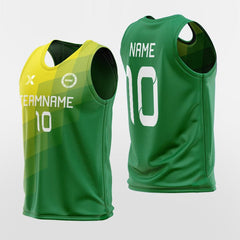 Cikers Sports Training Bibs Green and Yellow / L Cool Green Gradient - Custom Reversible Bibs Training Design