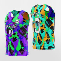 Cikers Sports Training Bibs Pop Camouflage - Custom Reversible Training Bibs Sublimated