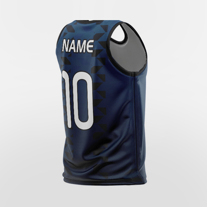 Cikers Sports Training Bibs Retro Blue Geometric - Custom Training Bibs Sublimation Design