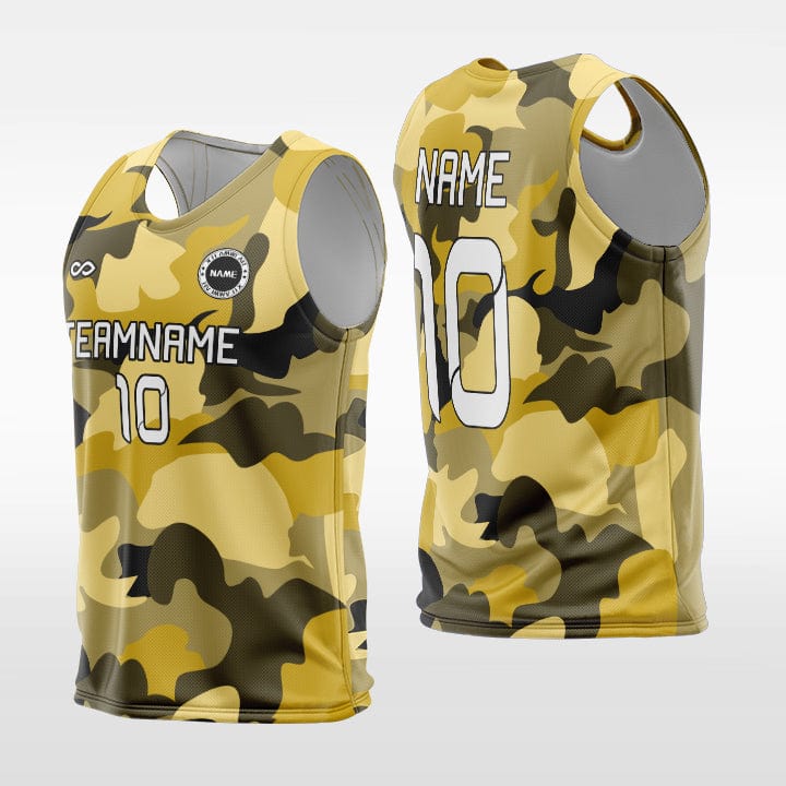 Cikers Sports Training Bibs Yellow / L Sand Print - Training Bibs Custom Sublimation Design Online