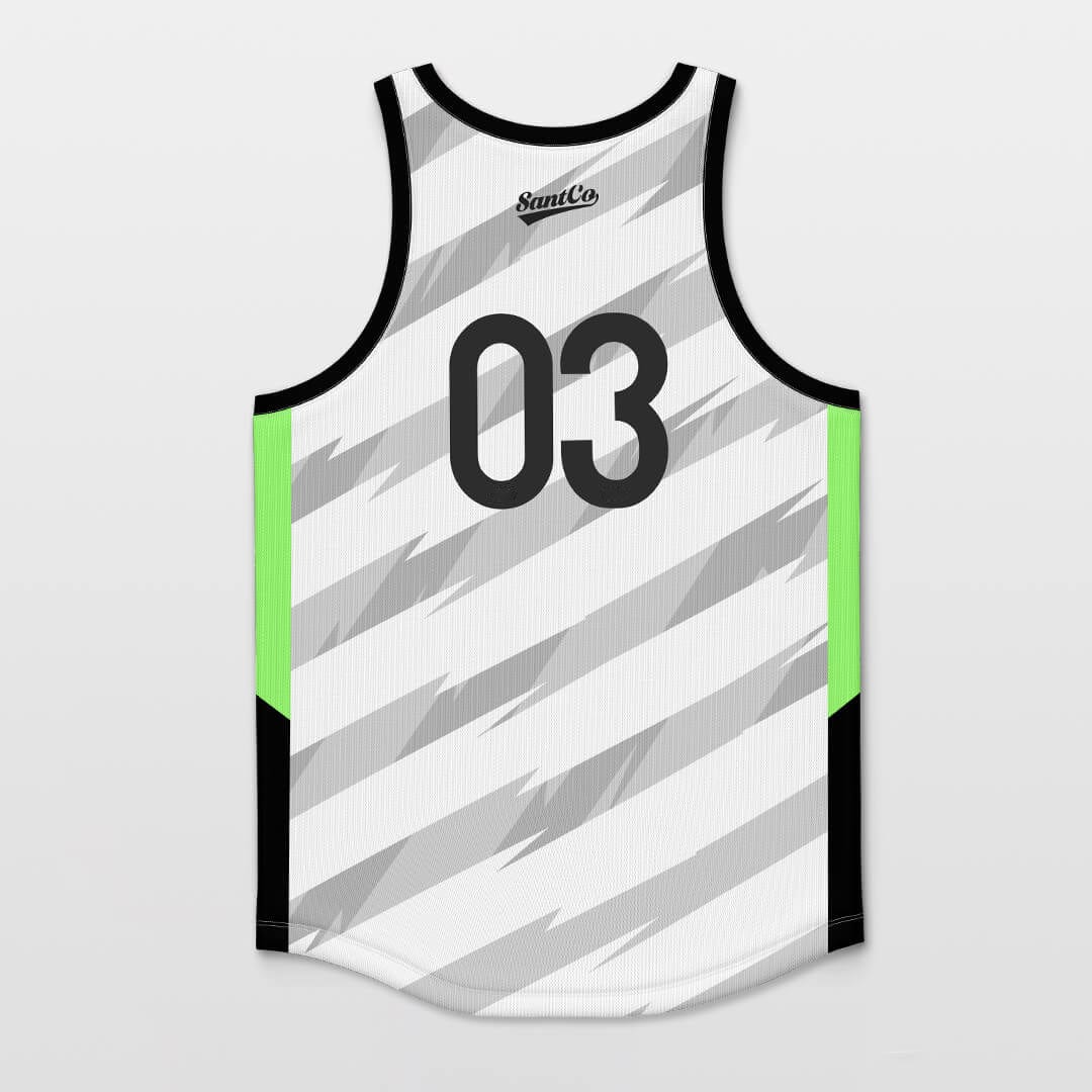Cikers Sports Velocity - Customized Basketball Jersey Top Stripe Design