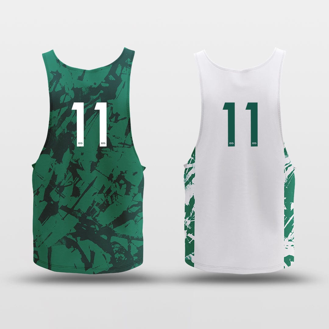 Cikers Sports Vest Ink Wash - Customized Reversible Quick Dry Basketball Jersey