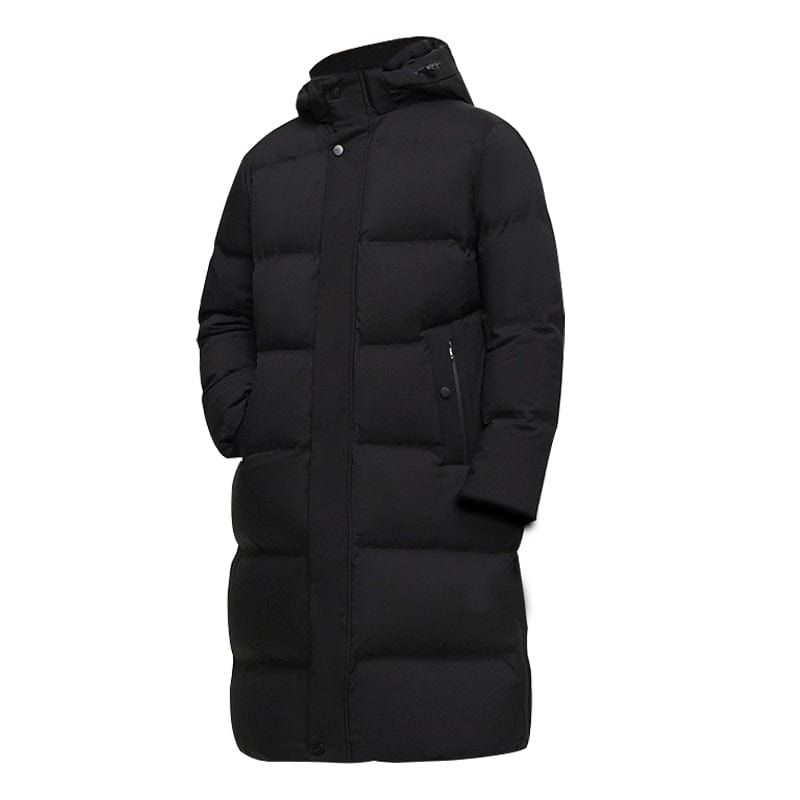 Cikers Sports Warm-Ups Black / M White duck down winter long down jacket-HQ8810