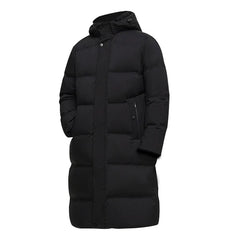 Cikers Sports Warm-Ups Black / M White duck down winter long down jacket-HQ8810