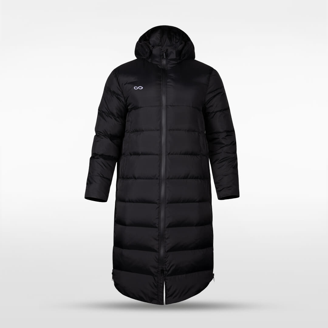 Cikers Sports Warm-Ups Black / S Windrunner- Winter Long Down Coat