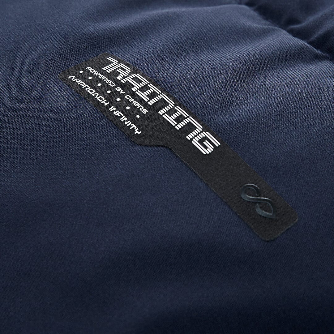 Cikers Sports Warm-Ups Falcon - Winter Warm Navy Long Cotton Jacket