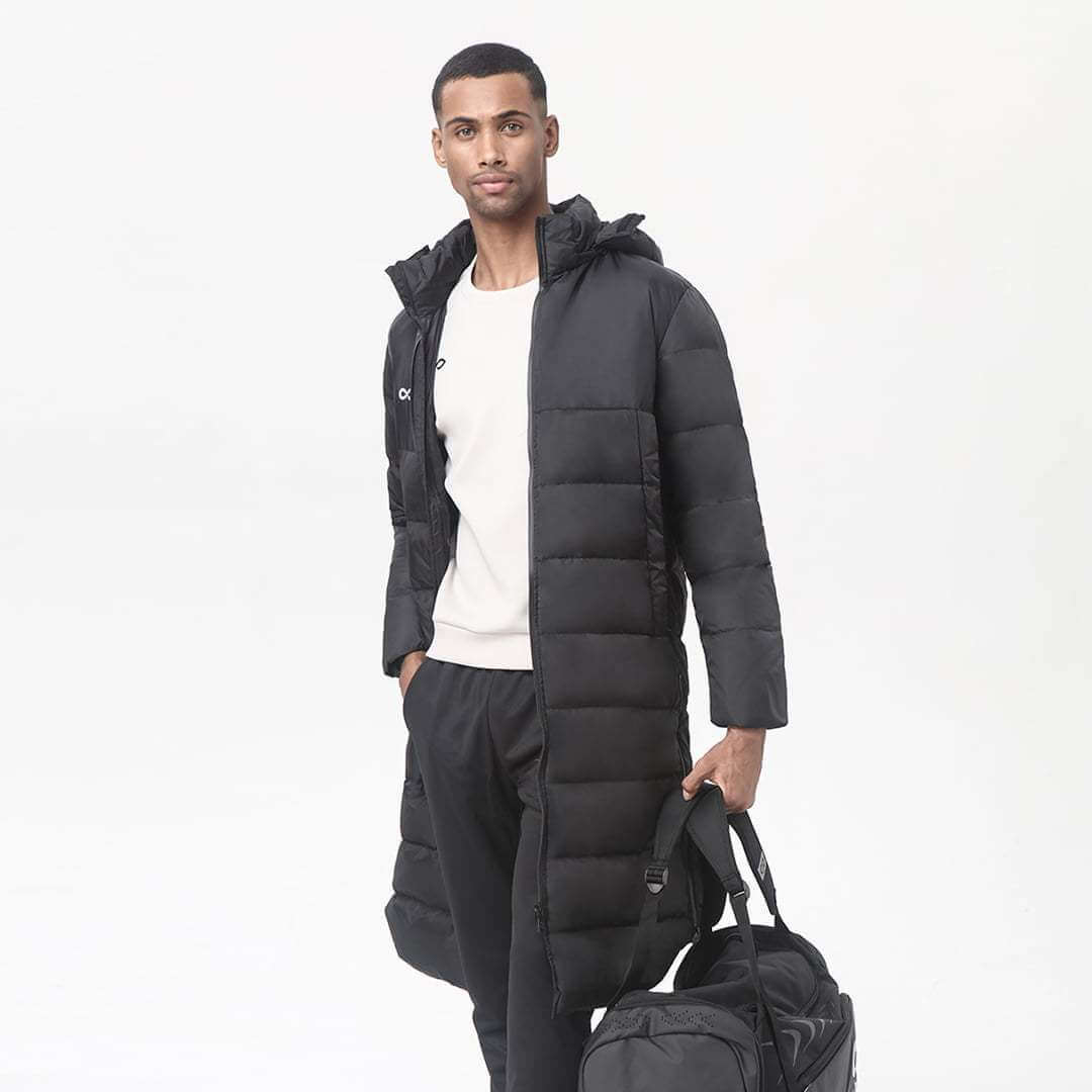 Cikers Sports Warm-Ups Windrunner- Winter Long Down Coat