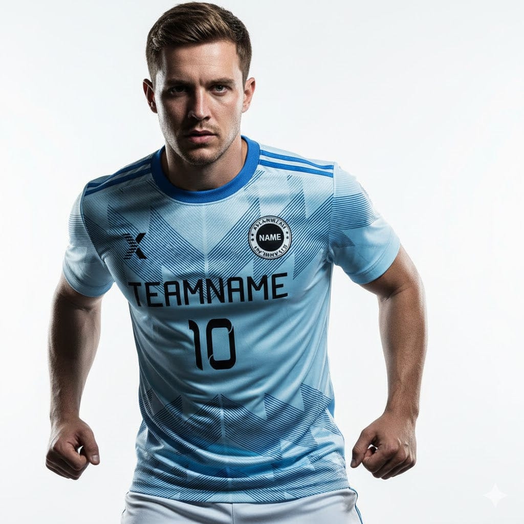 Cikers Sports Water Wave  - Custom Soccer Jersey for Men Sublimation