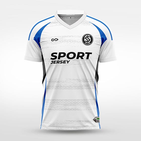 Cikers Sports white blue / S Wingback - Custom Soccer Jersey for Men Sublimation - WS201GCHY3