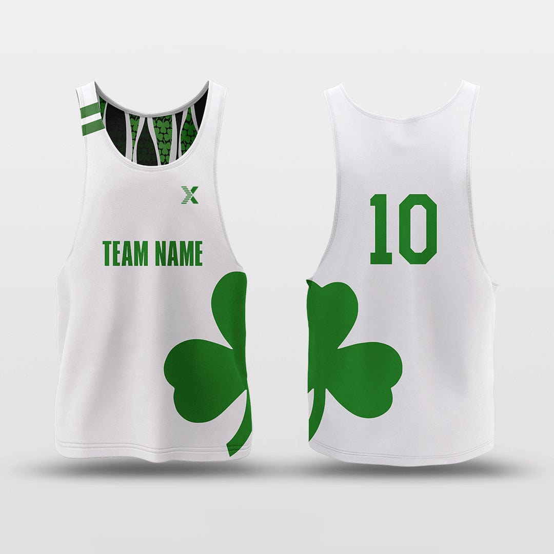 Cikers Sports White & Green / S Celtics - Customized Reversible Quick Dry Basketball Jersey