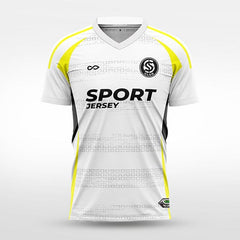 Cikers Sports white yellow / S Wingback - Custom Soccer Jersey for Men Sublimation - WS201GCHY3