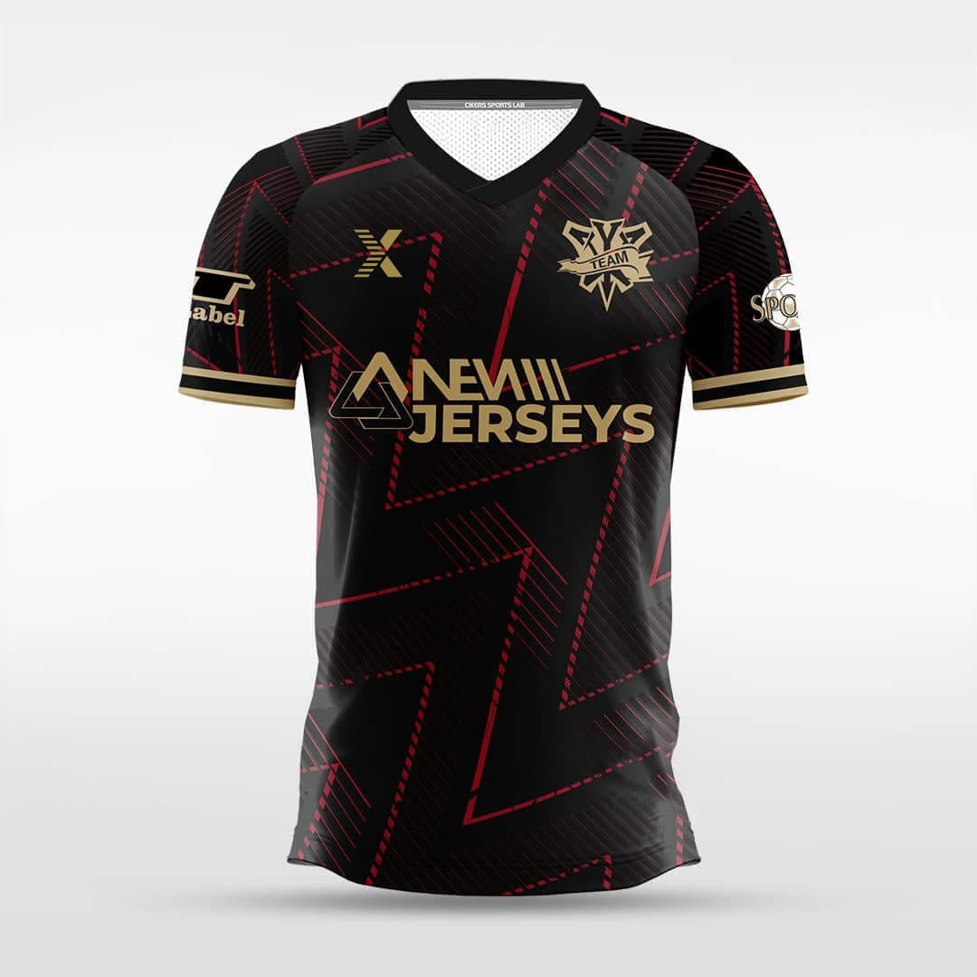 Cikers Sports Wild Storm - Custom Soccer Jersey for Men Sublimation