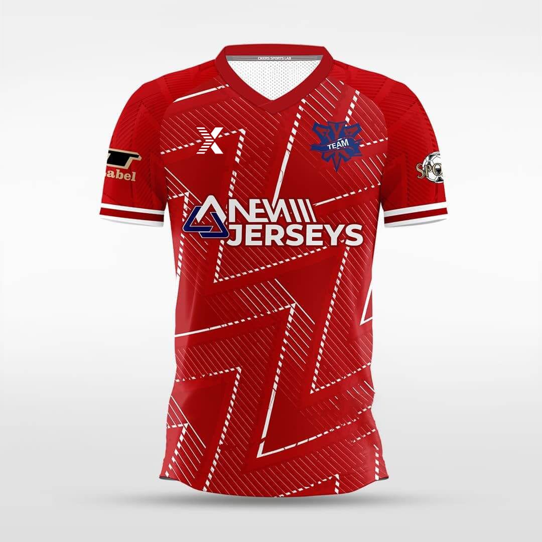 Cikers Sports Wild Storm - Custom Soccer Jersey for Men Sublimation