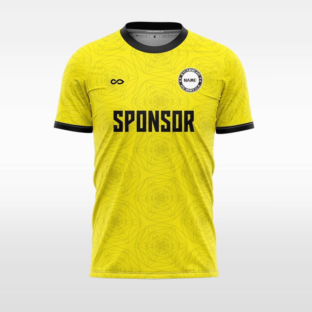 Cikers Sports yellow / S Bloom - Custom Soccer Jersey for Men Sublimation