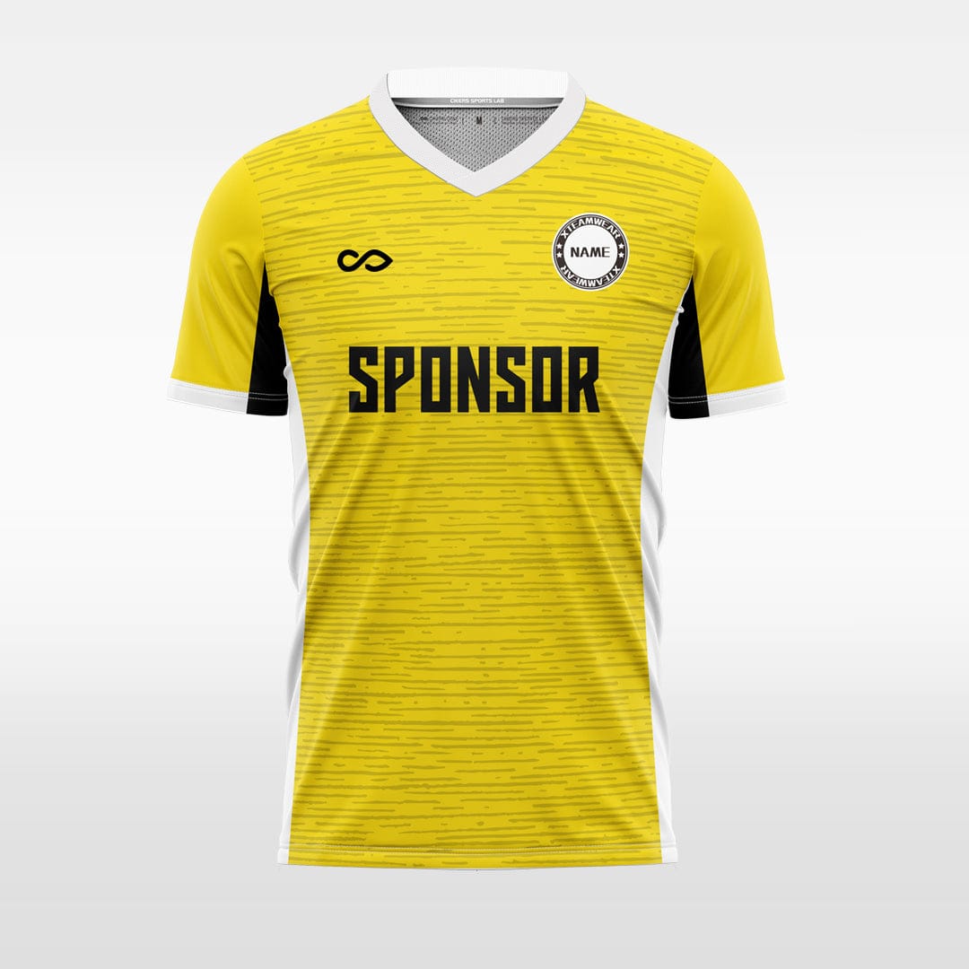 Cikers Sports yellow / S Dynamic horizontal stripes  - Custom Soccer Jersey for Men Sublimation