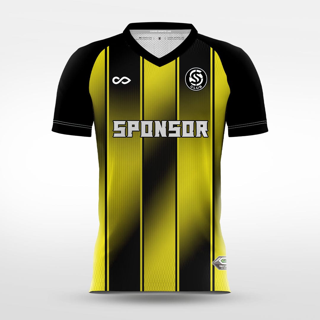 Cikers Sports yellow / S Emblem - Custom Soccer Jersey for Men Sublimation -  WS201GCWY3