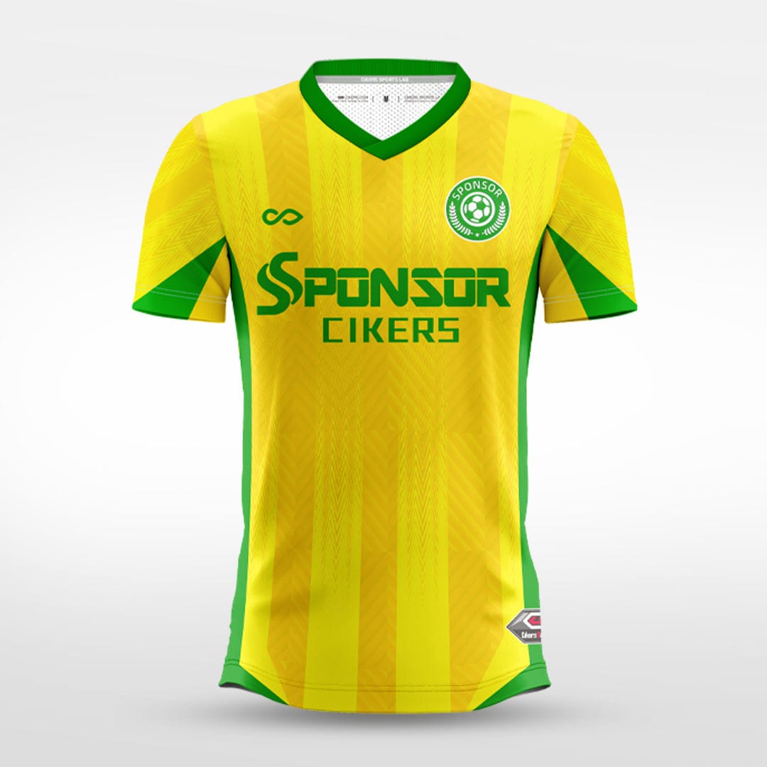 Cikers Sports yellow / S Forest Breath - Custom Soccer Jersey for Men Sublimation - WS201GYVE3