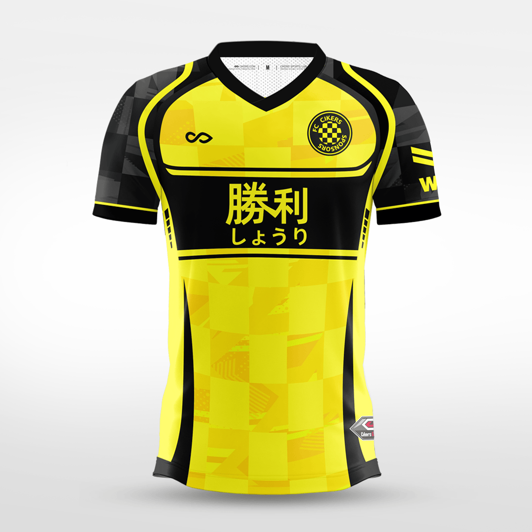 Cikers Sports yellow / S Light Leap - Custom Soccer Jersey for Men Sublimation - WS201GYVI3