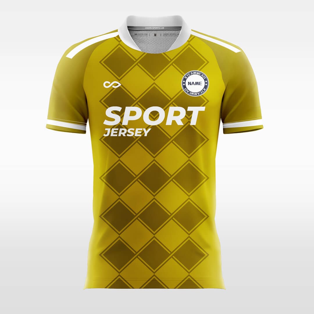 Cikers Sports Yellow / S Maze - Custom Soccer Jersey for Men Sublimation FT060215S