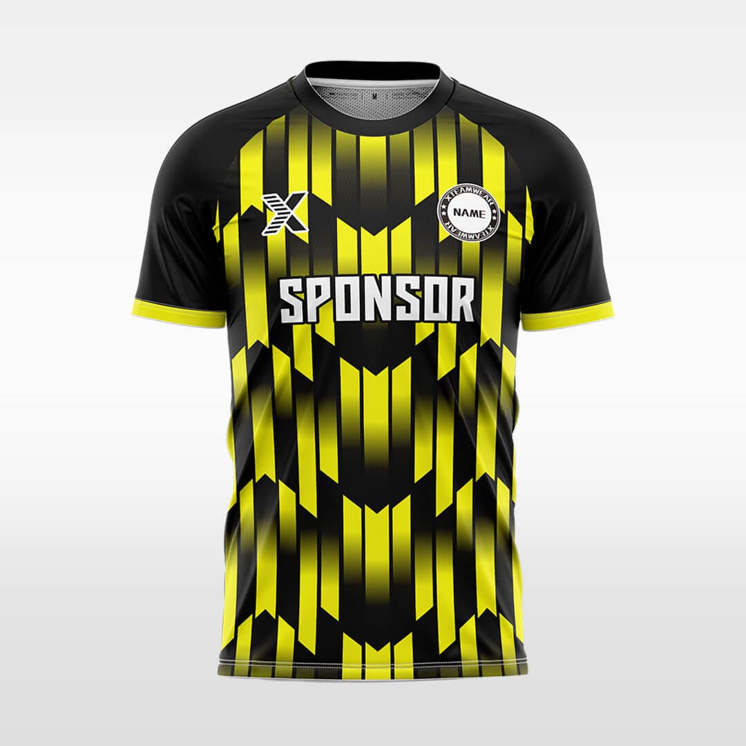 Cikers Sports Yellow / S Meteor - Custom Design Soccer Jersey for Men Sublimation