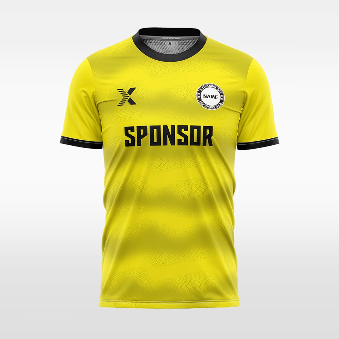 Cikers Sports Yellow / S Ray 2 - Custom Design Soccer Jersey for Men Sublimation