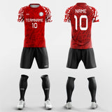 clutter sublimated soccer jersey kit