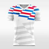 Tricolor Lines - Custom Soccer Jersey for Men Sublimation