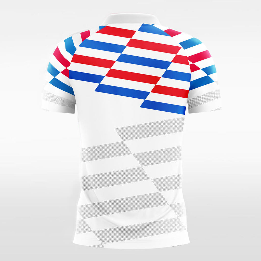 Tricolor Lines - Custom Soccer Jersey for Men Sublimation