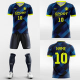 color soccer jersey blue design