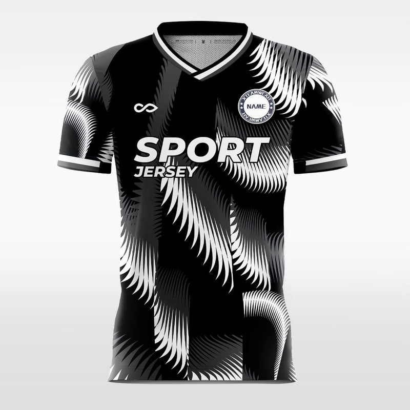 Black Soccer Jerseys/Shirts Custom Design Online for Team-XTeamwear