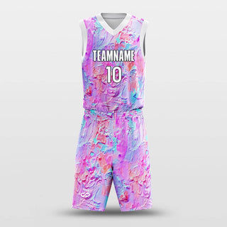 colorful custom basketball jersey