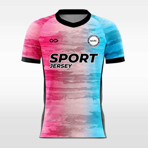 colorful sublimated soccer jersey