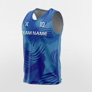 cool print sport training bibs custom blue design online