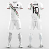 Cool Ribbon - Custom Soccer Jerseys Kit White Design