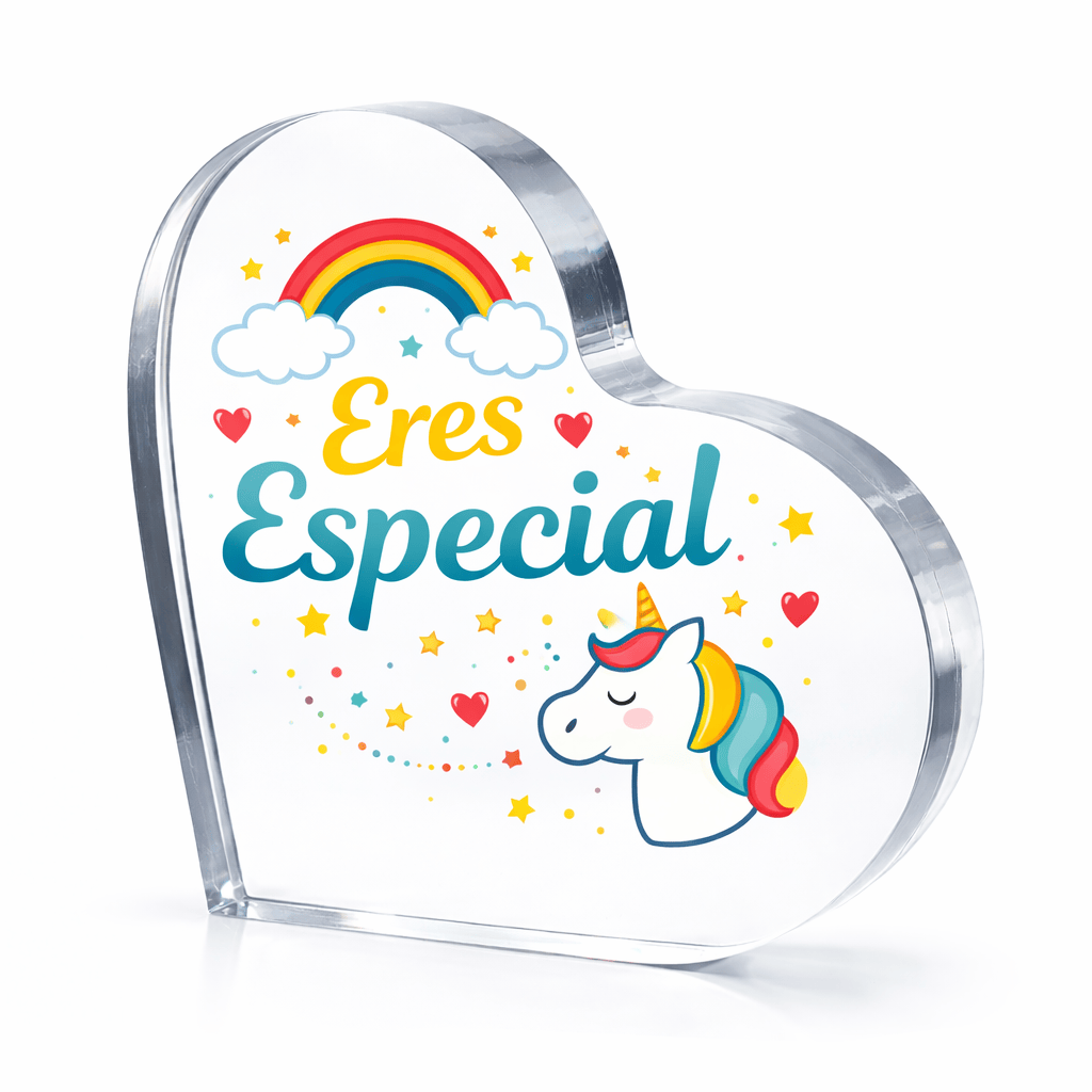 CusPrinting 150*150*14mm: Premium Heart Crystal-Acrylic Trophy (Large) - Corporate Milestone & Executive Gift Display