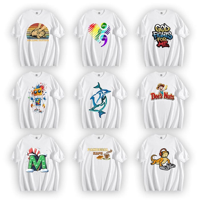 CusPrinting Custom Kids Cotton T-Shirts - 180gsm Cotton T-Shirts for Teams, Events and Logo Printing