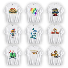 CusPrinting Custom Kids Cotton T-Shirts - 180gsm Cotton T-Shirts for Teams, Events and Logo Printing