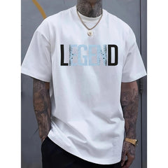 CusPrinting Fashionable Printed Men'S T-Shirt, with a Simple Cut That Highlights Masculinity, Made of Pure Cotton Material, Combining Steady Solid Color with Vibrant Printing, Comfortable And Breathable, a Must-Have Classic for Summer
