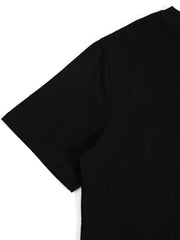 CusPrinting Men'S "A Little Bit Dramatic" Drama Club Theatre Gifts T-Shirt - Black with Colorful Mask Design, Casual Crew Neck, Short Sleeve, Regular Fit - Perfect for Male Teens & Adults, Humorous Tshirt, Durable Casualwear,  100% Cotton Crew Neck Graphic T-shirt