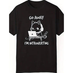 CusPrinting Men's Black Crew Neck Short Sleeve | Ideal For Hiking, Camping, Traveling, And Outdoor Activities, Durable For All-Day Wear, Couple Clothing 2025Family T-Shirt