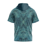 Blue Desert - Customized Short Sleeve Hoodie Pullover