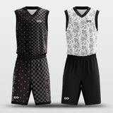 Paisley - Custom Reversible Basketball Jersey Set Sublimated