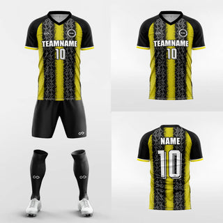 custom black soccer jerseys kit