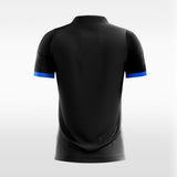 custom blue soccer jersey
