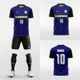   custom blue soccer jerseys kit